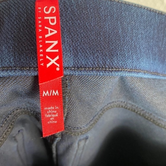 Spanx  Jean-ish Ankle Leggings Twilight Rinse SZ M - Picture 4 of 7